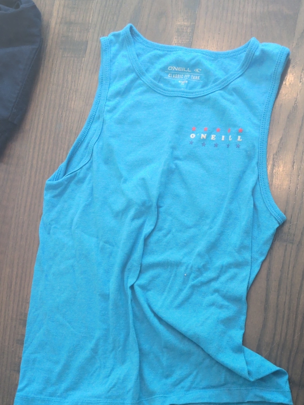 O'Neill Turquoise Sleeveless Logo Tank